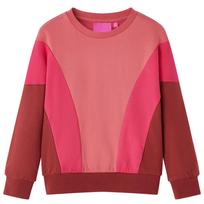 Bluza Dziecięca W Bloki Kolorów, Róż I Henna, 116