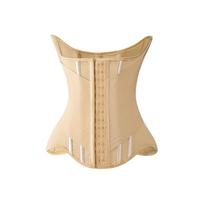 U-shaped Waist Trainer Corset Women Buttoned Shapers Breast Lifted Waist Trainer Steel Bone Slimming Women's Shapewear XS