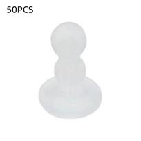 50PCS New Silicone Ear Pad Anti-piercing Soft Full Coverage Earplug Comfort Earring Backs Jewelry Production