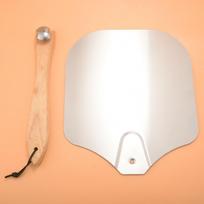 T02C!Pizza Peel Aluminium Metal Pizza Paddle Pizza Shovel With Foldable Handle For Oven Removable Pizza Shovel
