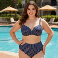 2026 bikini swimsuit women European and American triangle sexy plus size split XL