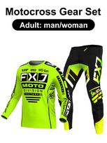 motocross gear set Enduro cross Jersey Pant Kits Racer Gear Set Off-road Mens Kits Women's mountain Downhill Motorcycle MX L-34