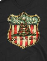Don't Tread on Me American Shield Shirt Traditional Tattoo Snake Tea Party USA 2XL
