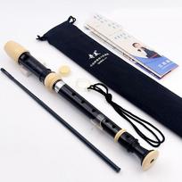 Easy Adjustable Soprano Recorder Food Grade ABS Non-toxic Eight Hole Clarinet Natural Baroque Fingering Vertical Flute