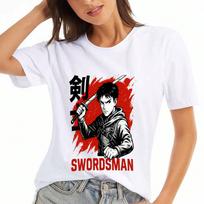 Sushi Chef Wounisex's Cotton T Shirt, Premium Cotton Print, Durable, Relaxed And Fashionable, Cute Sushi Time Graphic Tee, Soft And Breathable Fabric, S įvairiaspalvis