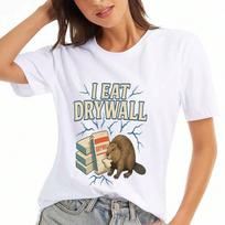 Hunter Organization Ladies' Cotton T Shirt, Premium Cotton Print, Durable, Casual & Fashionable, Anime  Graphic Tee, Classic Style, Soft And Breathabl S