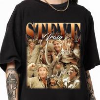Steve Irwin Bootleg Unisex T-Shirt, Steve Irwin Vintage 90s Graphic Tee, Crocodile Hunter Homage Unisex T-Shirt, Retro Bootleg Fans Gift L