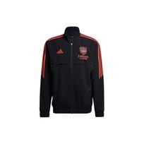 Adidas Logo Print Zip Jacket Men Jackets Black HC1247 M
