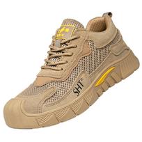 Labor Insurance Shoes Men's Steel Baotou Anti-smashing and Anti-piercing Lightweight Wear-resistant Soft-soled Breathable Work Shoes 36