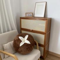 Grybas Pomidorai Persimonas Pliušinė Lėlė Miela Animacinė Daržovė Pliušinis Žaislas Minkšta Iškamša Pagalvė Vaikų Dovanos 45cm