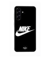 Case - Maniacase - Samsung Galaxy A56 - Silicone - Flexible - White Nike logo