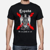 España. No Se Ponía El Sol. Camiseta Impresa Con Insignia De águila Imperial Española S