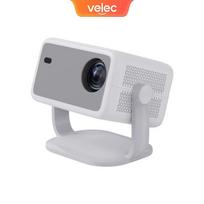 Velec Netflix sertifikavimo projektorius Android 13 4K Native 1080P 650ANSI su automatiniu fokusavimu Wifi6 BT5.2 360° namų lauko projektorius EU Plug