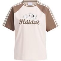 Adidas Originals X Disney Dalmatian Raglan T-Shirt Fashion Comfortable Soft Sports Short Sleeve Women Tops KG6699 S