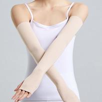 Women's Modal Extra-Long Half-Finger Arm Warmers - Four Seasons Elastic Protection. M