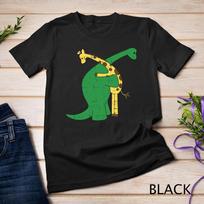 Giraffe Dinosaur Hug Love Dino Animals Safari Halloween Gift Unisex T-shirt 3XL