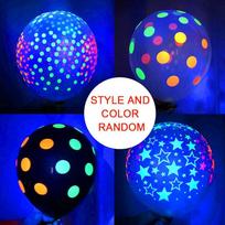 20Pcs Fluorescent Balloon Glow In The Dark Neon Glow Latex Balloons For Wedding Birthday Glow Party Decor 12inch