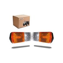 12V itin ryškūs LED priekiniai šoniniai posūkių žibintai, parkavimo žibintai, pakeitimas Massey Ferguson traktoriams 230 240 250 265 275 290