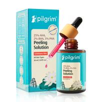 Pilgrim 25% AHA BHA PHA Peeling Solution 30 ml For Face And Body, 10 Minute Home Facial For Brighter Smooth Skin