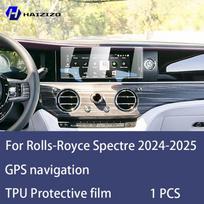 For Rolls-Royce Spectre 2024-2025 Car GPS LCD screen navigation TPU film Matte anti glare screen protector film Scratch refit Left-hand drive