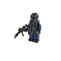 Hong Kong Police SDU (Flying Tiger) 3-Man Tactical Team building blocks Modern Brick Battle Set for Minifigures' Army