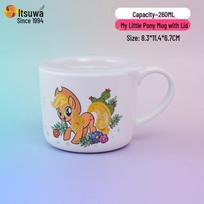 Wuhe My Little Pony Lidded Single-Handle Melamine Cup