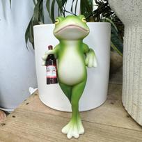Hanging Flower Pot Edge Frog Decorative Ornaments Hanging Decorative Simulation Animal Ornament 3