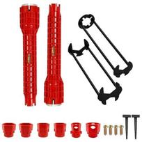 16Pcs/Set Sink Wrench 360 Degree Rotation Four-Claw Hex Wrench Engineering Plastic Alloy Socket
