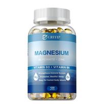 GREVIP contains magnesium glycine, zinc, vitamin D3, and vitamin B6 to support nerve, muscle, bone, and heart health. 120