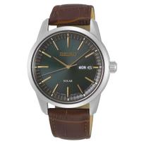 SEIKO Solar Quartz Watch SNE529 Sapphire Glass Brown Leather Band Overseas Model [Seiko] Men's [Used]