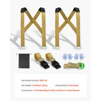 SucceBuy Moving Straps 2-Person Lifting and Moving System with 2 Harness Straps 2 Load-bearing Straps Move Furniture Appliances