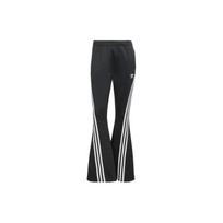 Adidas Originals Adicolor Classics Wide Leg Three Stripe Track Pants Comfort Stretch Retro Style Women Black IV9327 XXS