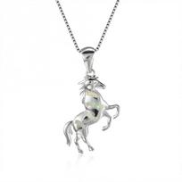 Hot Sale Opal Pony Necklace Femininity Versatile ins Style, Neck Chain Collarbone Chain