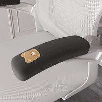 Panda Rabbit Bear Dog Print Office Chair Cover Water Resistant with Elastic Bottom Rotating Computer Chair Cover