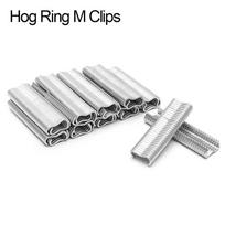 Stainless Steel Mesh Cage Anti-slip Handle Hand Tools M Clips/Staples Bird Chicken Hog Ring Plier