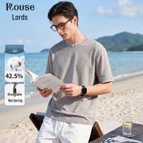 Luoz Men's Fake Two-Piece Short-Sleeve T-Shirt 185