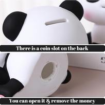 Coin Bank Panda Shape Kids Coin Saving Bank Tabletop Display Cartoon Ornament Quick Retrieval For Living Room Study Room Bedside China Mainland