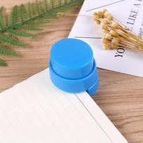 Mini Random Color Staple Free Stapleless Stapler Paper Binding Binder Paperclip Student Office Stationery Creative Eco-friendly