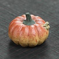 Frog Pumpkin Statue Artwork Home Decor Tea Accessories Adornment Desk Decoration for Bookshelf Tearoom Indoor Office Living Room