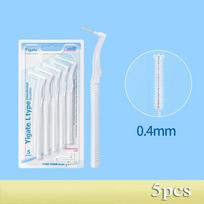 5Pcs/box Interdental Brush L Shape Interdental Cleaners Orthodontic Toothpick Teeth Whitening Tooth Pick ToothBrush Oral Hygie