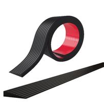 1PC 1m/39.37inch Doorway Threshold Ramp Self-adhesive PVC Rubber Ramp Wear-resistant Striped Stair Anti Slip Tape juoda