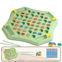 Animal/Fruit Flip Chess Parent-child Interactive Game Memory Chess Game Cartoon Logical Thinking Cognitive Animal Learning Chess