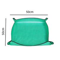 100/50cm Soil Turning Mat Plastic PE Leak Proof Storage Material Soil Pot Replacement Mat for Planting Base Pad Garden Supplies
