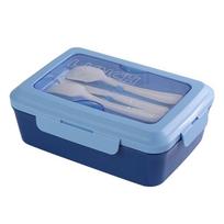 Wheat Straw BPA Free Bento Box, Microwave Safe Portable Container for Kids School Food Storage