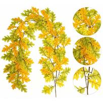 Multicolor Ficus Elastica Artificial Leaves Garland 170cm Leangth Table Running Simulation Leaf Vine 3D Leaf DIY Accessories