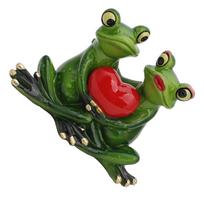 Frogs Figurine Garden Statue Outdoor Decoration Resin Animal Sculptures Ornament for Yard Lawn Outside Backyard Decors