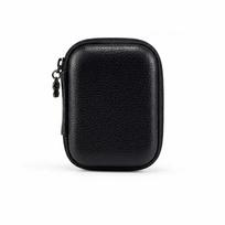 Mesh Pocket Digital Camera Case PU Leather Zipper Closure Portable Camera Pouch Shockproof Compact Size Camera Protective Cover juoda