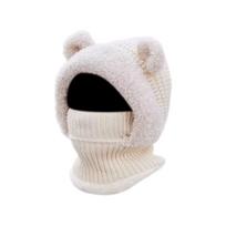Soft Woolen Winter Hat Ear Protection Windproof Balaclava Hat Adjustable Hooded Cap Winter