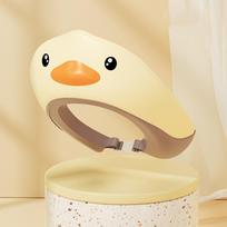 PVC Children's Baby Bath Shower Cap Waterproof Ear Protection Shampoo Bath Cap Waterproof Eye Protection Earmuff Children's smėlis