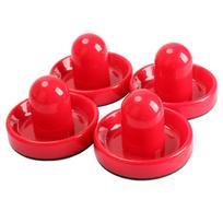 4pcs Table Hockey Putter Professional Mini Air Hockey Impact Putter Replacement with 4 Pucks Entertainment  Ball Sport Tools China Mainland
